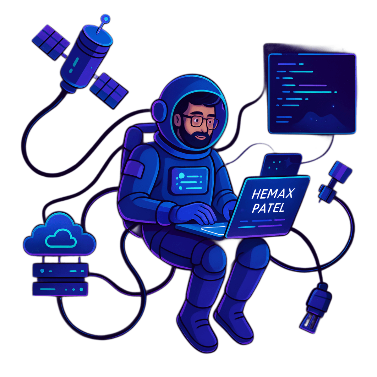 Astronaut coding